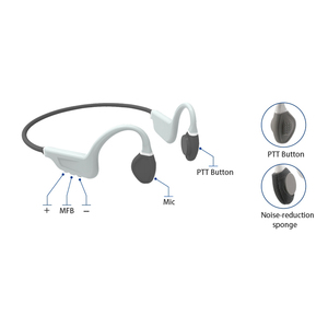 Oreille ouverte talkie-walkie <span class=keywords><strong>casque</strong></span> <span class=keywords><strong>Bluetooth</strong></span> écouteur <span class=keywords><strong>casque</strong></span> à conduction osseuse pour la course, la randonnée, le cyclisme - Product Image 2