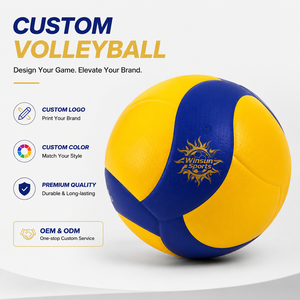 Balón de Voleibol PU Tamaño 5 Personalizado, OEM ODM, Logotipo y Color Personalizados, Balón de Voleibol Duradero para Entrenamiento y Partidos, Venta al Por Mayor de Fábrica - Product Image 3