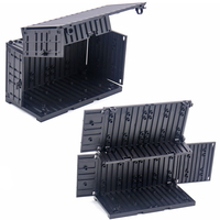 Boîte de rangement en plastique pour mini-conteneurs, blocs de construction, jouets, accessoires de construction par assemblage de particules, figurines miniatures et accessoires de pistolets