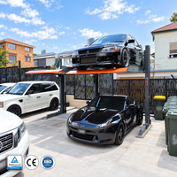 Solution de stationnement commercial : Élévateur de stationnement hydraulique 2700 kg, système de stationnement mécanique à double niveau pour hôtels et centres commerciaux