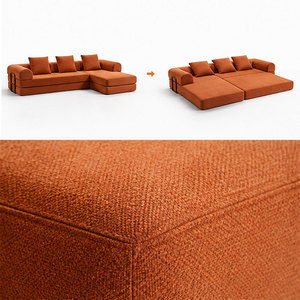 Nuevo Sofá de Espuma Comprimida de Alta Densidad con Tela Transpirable y Diseño Combinable para un Hogar Acogedor en Apartamentos y Hoteles - Product Image 2