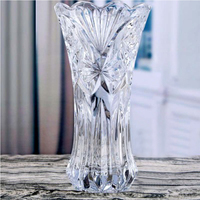 Nordique de haute qualité Transparent Fleurs Eau Arrangement De Bureau Creative Maison Ornements Décoratifs Vase En Verre De Cristal