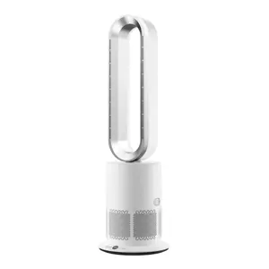 אישור תעודות מלאות 3 ב-1 תפס מסנן היפא 99% חלקיקים מגדל מנוע DC מאוורר מטהר אוויר ללא להבים - Product Image 1