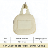 Pochette de rangement en nylon avec clip de laisse, mini distributeur de friandises pour chiot, accessoire portable pour animaux de compagnie de petite et moyenne taille, distributeur de sacs à déjections canines