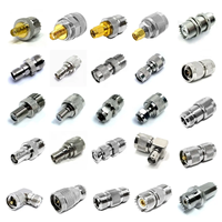Adaptador de conector RF UHF SO239 PL259 de fábrica a SMA BNC TNC N F N Tipo de enchufe macho Adaptador de conector hembra Conectores coaxiales RF