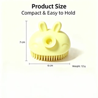 Éponge de bain en silicone souple de qualité supérieure, brosse corporelle à ventouse en forme d'animal mignon pour le nettoyage de bébé