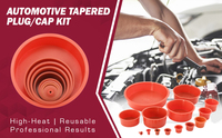 Bouchon de couverture en plastique rouge perforé MOCAP Injection LDPE pour tuyau sans soudure