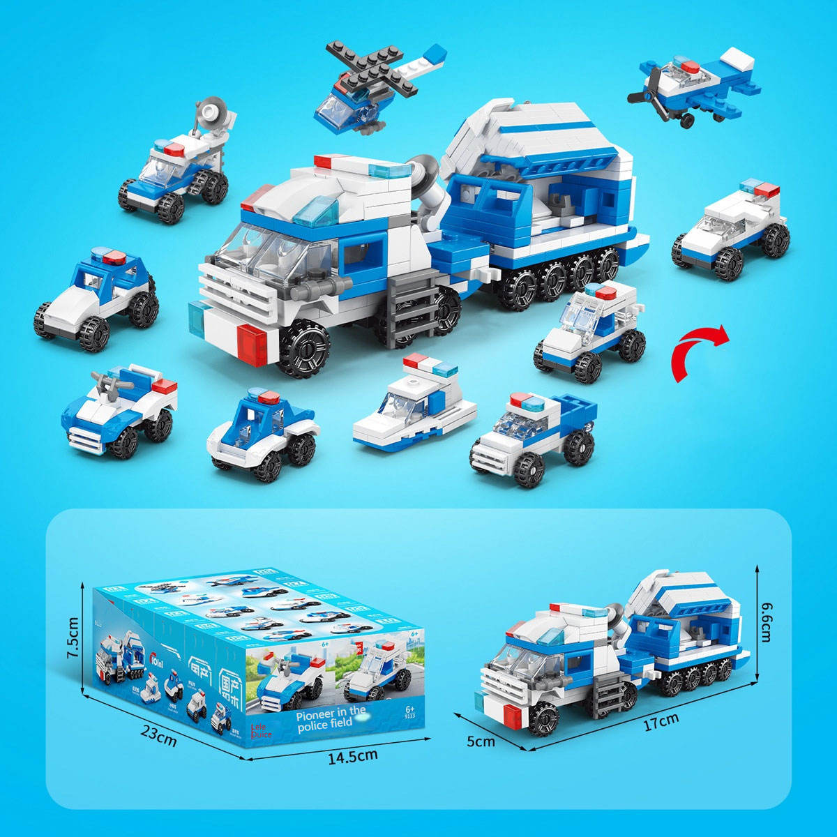 Police Pioneer 10 en 1