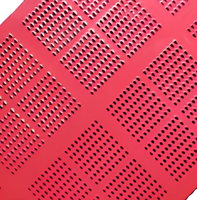 Panneau de tamis minier en polyuréthane du fabricant d'origine, découpe sur mesure, traitement résistant à l'abrasion pour les opérations minières