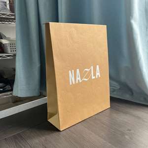 ถุงซองกระดาษคราฟท์แบบนูนลาย แบรนด์สินค้ารักษ์โลก พร้อมแถบปิดผนึกสองชั้น สวยงาม เหมาะสำหรับใส่ของช้อปปิ้ง - Product Image 6