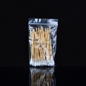 Hisopos desechables de algodón Hirozumi de 10 cm con una sola punta para desinfección de heridas, limpieza cosmética e higiene - Product Image 4