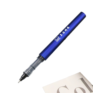 Best bewertete benutzer definierte Logo gedruckt Metall Kugelschreiber Gel Pen Glitter Tinte 0,5mm Schreib breite Kunststoff Material Geschenk - Product Image 1