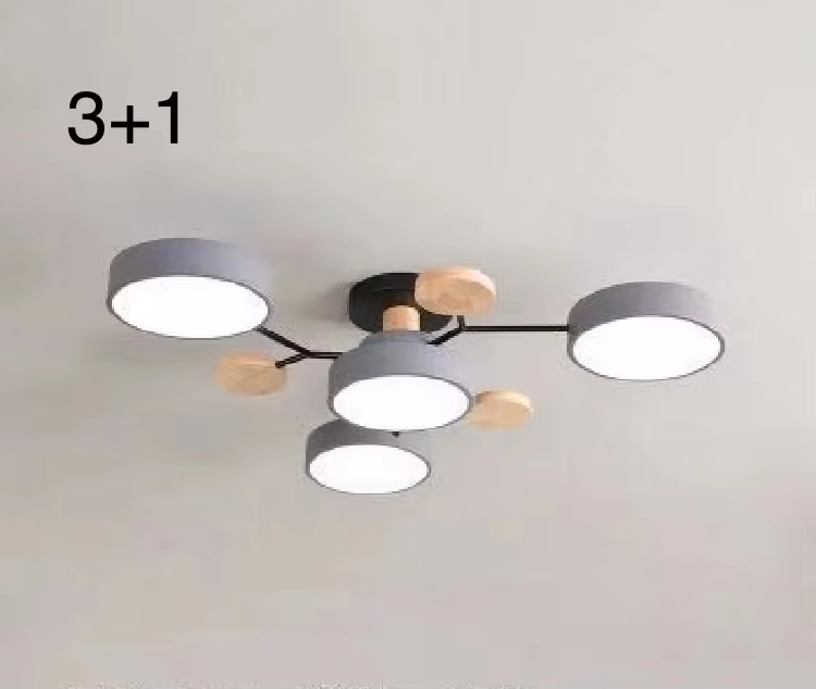 Dark Gray-4 Bulbs
