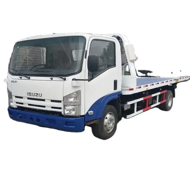flatbed road wrecker, 6 tons japan brand 700P wrecker tow truck for sale
