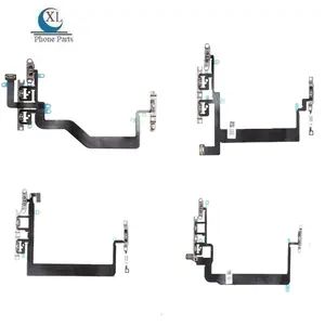 Nuovo Power Flex con supporto in metallo parti di riparazione per iPhone 12 13 mini 11 12 13 14 Pro Max 8 7 interruttore muto pulsante Volume di alimentazione Flex