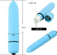Laagste prijs 10-speed bullet vibrator draagbare mini bullet vibrator pen G-spot clitoris vrouwelijke vagina stimulatie voor vrouwen