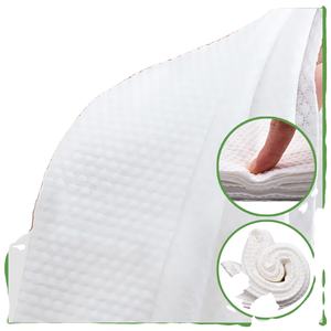 Toalla de baño blanca biodegradable con embalaje independiente personalizado, tela no tejida desechable para viajes, Hotel, papel especial - Product Image 1