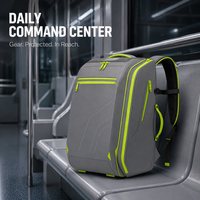 Mochila Techwear Rígida para Portátil, Resistente al Agua, con Correa para el Pecho, Logotipo Personalizado, OEM, Venta al Por Mayor