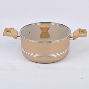 Juegos de utensilios de cocina antiadherentes de 9 piezas con asas para mantener el frío <span class=keywords><strong>y</strong></span> herramientas de silicona, cazuela de vidrio para placa de inducción para cocinar en la cocina - Product Image 2