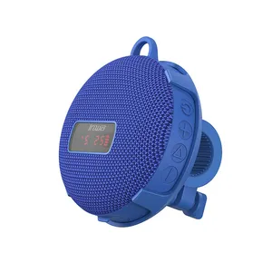 Guidon moto haut-parleur MZ-508 pour V5.0 sans fil extérieur haut-parleur Volume Boost USB charge LED clignotant lumière pour - Product Image 5