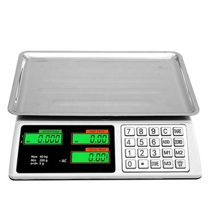 Chất lượng cao LCD kỹ thuật số 40kg điện tử thực phẩm có trọng lượng kỹ thuật số đếm quy mô cho siêu thị hộ gia đình - Product Image 4