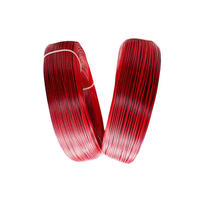 Cable de altavoz gemelos de cobre trenzado sin oxígeno, Cable de altavoz OFC, Cable de Audio Digital, Cables de Cinta Roja y negra de 2 núcleos/