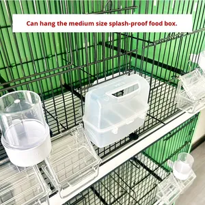 Nouvelle <span class=keywords><strong>cage</strong></span> d'élevage en métal de Pengcheng pour oiseaux de jade pinsons gris pinsons dorés bouton solide spécialement conçu pour les animaux de compagnie - Product Image 5