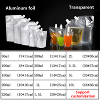 Usine Offre Spéciale pour la vente en gros de sachets de boisson en plastique de sac de bec en aluminium avec la buse d'aspiration