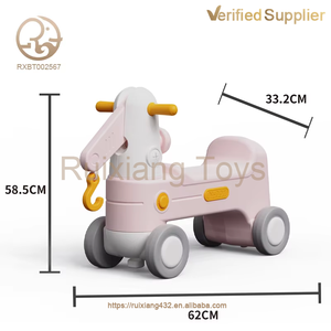 Tiktok, superventas, <span class=keywords><strong>2</strong></span> en 1, multifunción, grúa para niños pequeños, caballo mecedora, Scooter deslizante, juego de juguete, camión de juguetes para bebés - Product Image 2