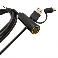 Module de caméra endoscopique industrielle TY Factory USB sans pilote 5MP avec LED intégrée, sonde AF, pour pipeline, modèle H.265 TY-N5693NK5MP
