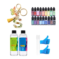 Kit résine cristalline, résine époxy sans bulles et non jaunissante pour revêtement de dessus de table, bricolage, dessus de bar, tables de rivière, art en résine.