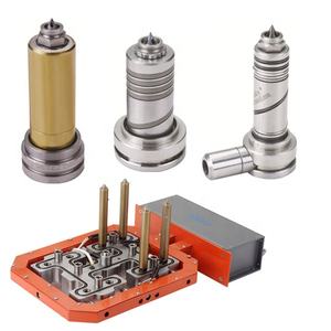 Moule en béton, machine de moulage par injection de buses à canaux chauds, buse à cavité unique avec douille - Product Image 1