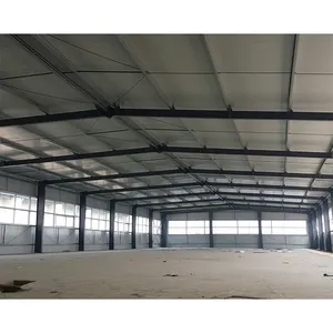 構造倉庫建築コストDwg計画安い鋼サンドイッチパネル/単一鋼板Q345、Q235低炭素鋼Sanhe