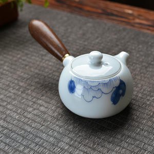 Offre Spéciale complet en céramique Gongfu service à thé poignée latérale <span class=keywords><strong>Pot</strong></span> conférence d'affaires Souvenir cadeau - Product Image 3