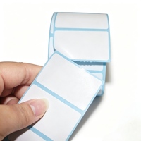 Étiquette d'expédition autocollante thermique blanche 60x40, écologique, personnalisée, avec code-barres alimentaire, promotion, rouleau d'étiquettes pour produits d'épicerie