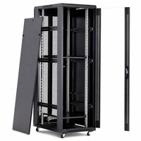 Armoire de serveur réseau SAIL TOOL 19 pouces en acier laminé à froid, sur pieds, pour centre de données, salle de serveurs, télécommunications, 12U-42U, avec roulettes