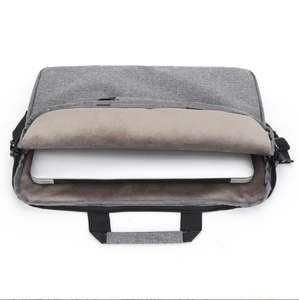 Bolsa de hombro para portátil de poliéster duradero de 15,6 pulgadas para viaje de negocios al por mayor - Product Image 6