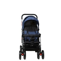Poussettes doubles multifonctionnelles bon marché, deux poussettes jumelles réglables et de sécurité pour bébés