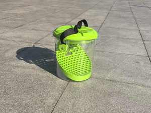 रेत फिल्टर नेट के साथ प्लास्टिक बाल्टी और सुविधाजनक कार की सफाई और धूल विवरण के लिए - Product Image 2