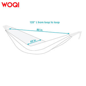 Hamac en toile Woqi, portable, pliable, léger, pour le voyage, design minimaliste - Product Image 3