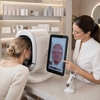 Máquina Analizadora de Piel con IA de 3 Cámaras K57 K33, Escáner de Diagnóstico Facial, Detector de Piel Portátil para Salón de Belleza y Gestión de la Piel
