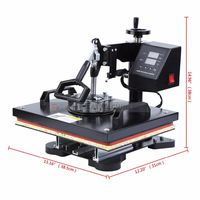 30*38CM Swing Away Sublimation Printing TL3038 Thermal Transfer Design Heat Press Machine pour T-Shirt