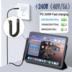 Oem usb4.0 USB C để Loại C Dây cáp dữ liệu 8K 60Hz PD 240W sạc nhanh 40Gbps linh hoạt e-marker chip cho máy tính xách tay điện thoại di động - Product Image 3