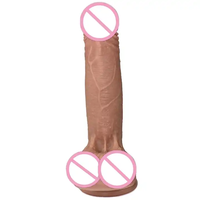 Gode en silicone doux et réaliste pour homme Produits sexuels pour adultes Jouets sexuels géants Masturbation féminine Masturbateur vaginal pour femme