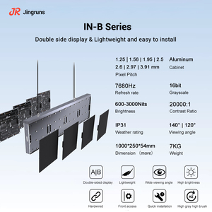 Acceso frontal de doble cara P1.95 P2.5 Interior Fijo HD 4K 8K Pared de video LED de alta calidad para <span class=keywords><strong>la</strong></span> estación de metro del aeropuerto Sala de trenes - Product Image 2