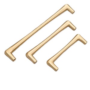 Poignées de meubles modernes en laiton doré, luxe léger, pour cuisine, chambre, salle de bain, salle de sport, villa, armoires et tiroirs, installation facile - Product Image 3