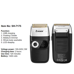 Resuxi SH-7175, la <span class=keywords><strong>Mejor</strong></span> Afeitadora Eléctrica Recargable con Cabezal <span class=keywords><strong>de</strong></span> Corte <span class=keywords><strong>de</strong></span> Precisión para Hombres - Product Image 2