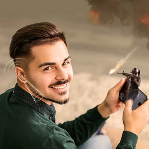 Nuevo diseño BT 5,3 TWS Auriculares inalámbricos de grano de madera Auriculares con sonido estéreo en la oreja con Chipset JL Auriculares Audifon Auricular - Product Image 4