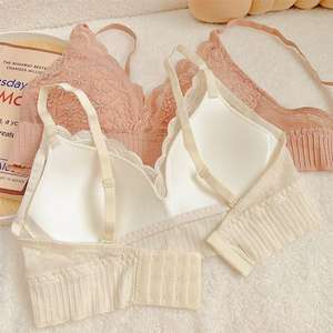 Sujetador sin Varillas para Mujer, Estilo Británico, Ultrafino, Push-Up, Sexy, sin Costuras, con Encaje - Product Image 3