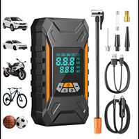 Portable Wireless ABS Material Tire Inflator Pump Digital Air Compressor for Motorcycles/Car Tire Pressure Monitoring Function